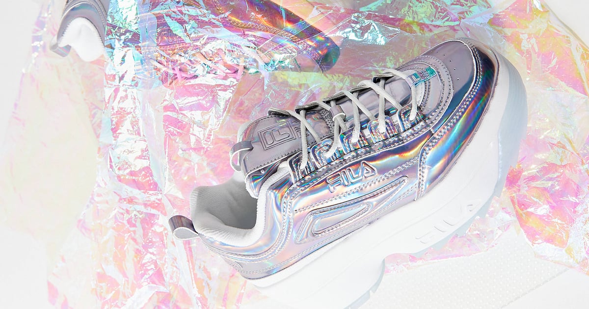 FIla Iridescent Sneakers at Urban Outfitters | POPSUGAR Fashion UK