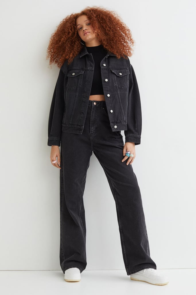 A Black Jean Jacket: H&M Denim Jacket