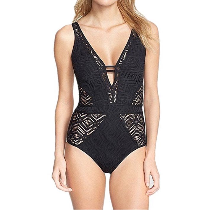 Caeser Archy One-Piece Crochet Swimsuit