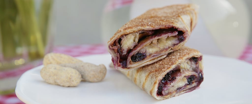 Grilled Peanut Butter and Jelly Burrito