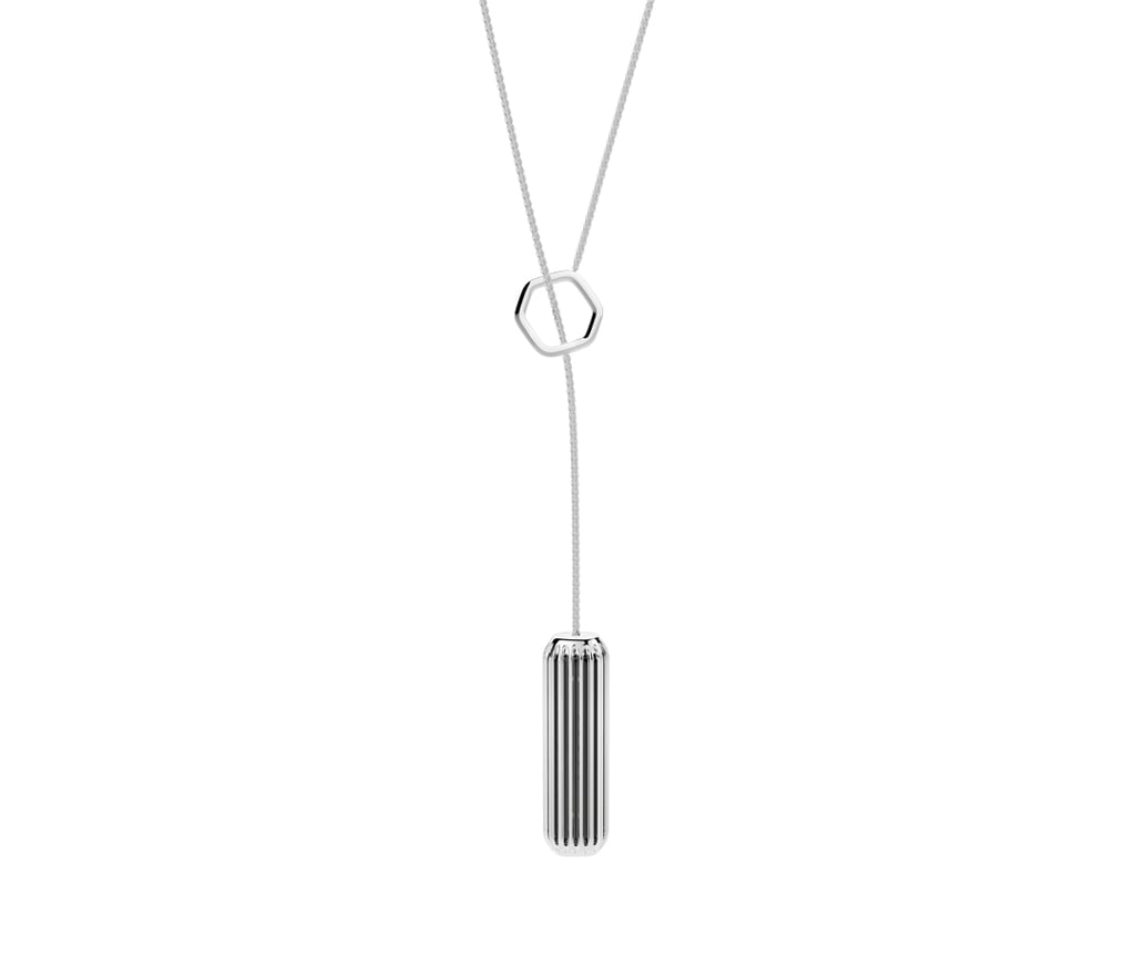 Fitbit Flex 2 Silver Lariat Necklace