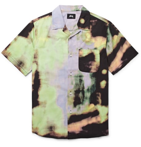 Shop the Look: Stüssy Leary Camp-Collar Tie-Dyed Brushed-Cotton Shirt