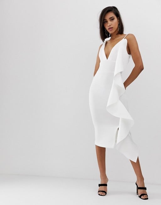 Lavish Alice Scuba v Midi Dress