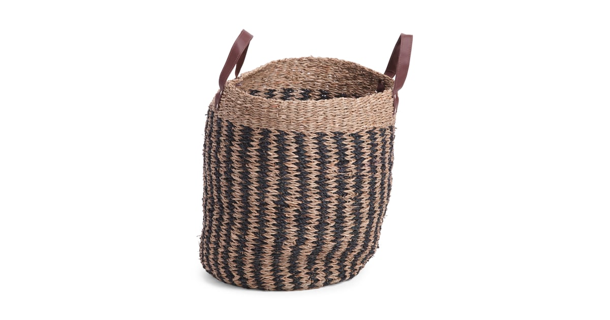 Large Natural Seagrass Basket Best TJ Maxx Decor Under 50 POPSUGAR