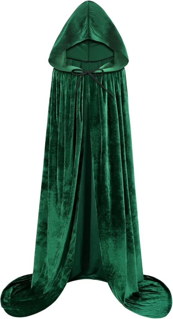 Sarfel Hooded Cloak Velvet Cape with Hood