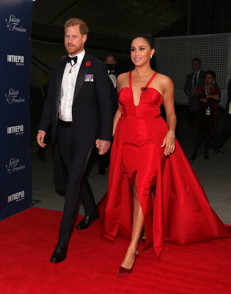 Prince Harry and Meghan Markle at the 2021 Salute to Freedom Gala