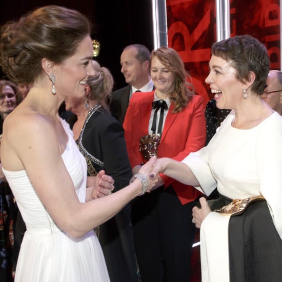 Kate Middleton and Prince William With Olivia Colman BAFTAs