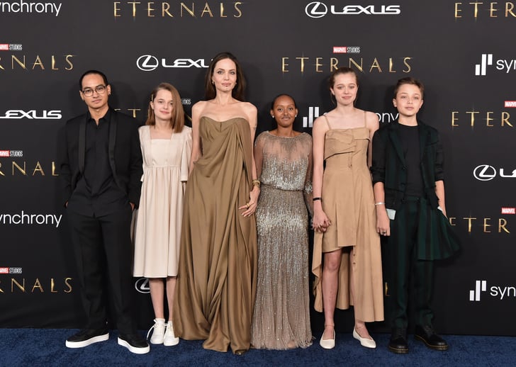 The JoliePitt Family at the LA Premiere of Eternals Angelina Jolie's