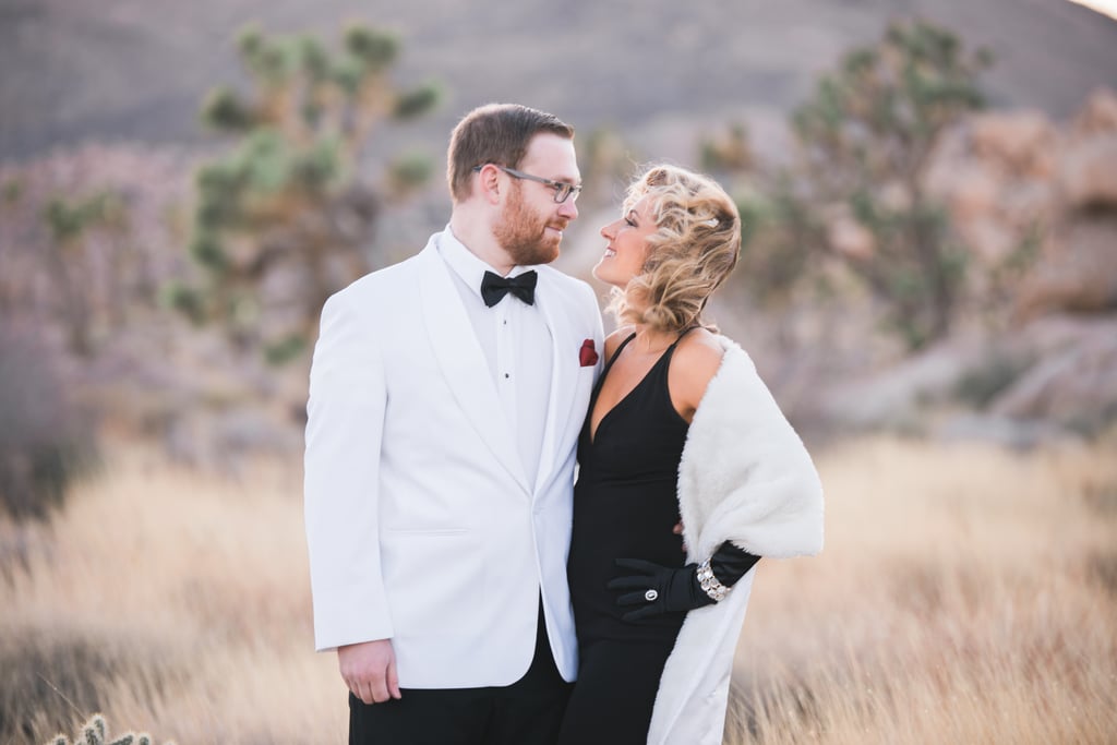 Retro Palm Springs Engagement Photos