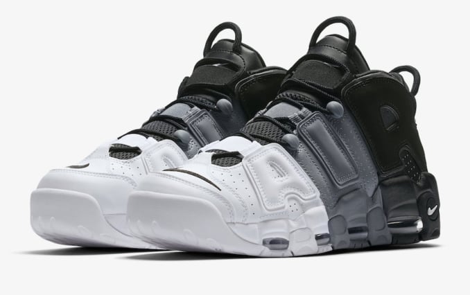 Nike Air More Uptempo Tri-Color Sneakers