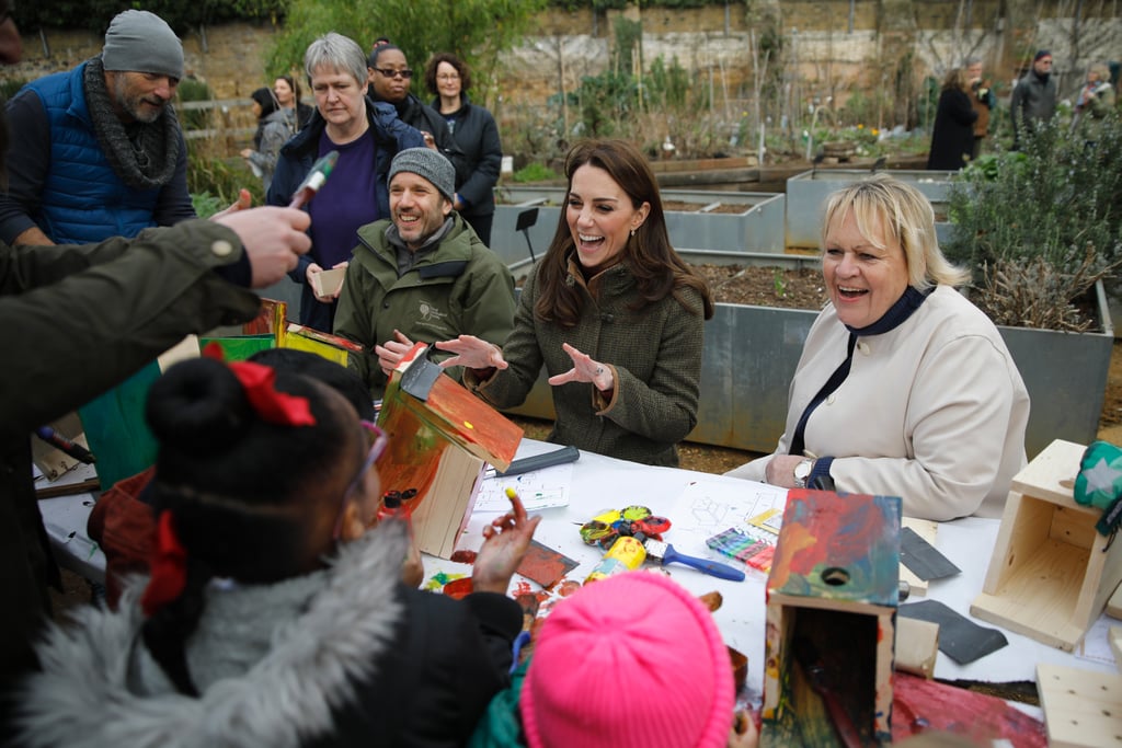 Kate Middleton Visits King Henry’s Walk Garden January 2019 POPSUGAR