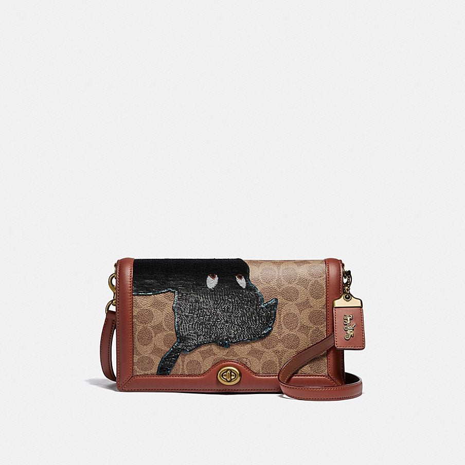 Disney X Coach Signature Riley With Embellished Peter Pan