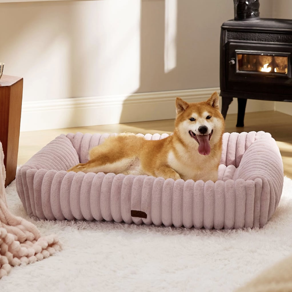 Bedsure Corduroy Fleece Pet Bed
