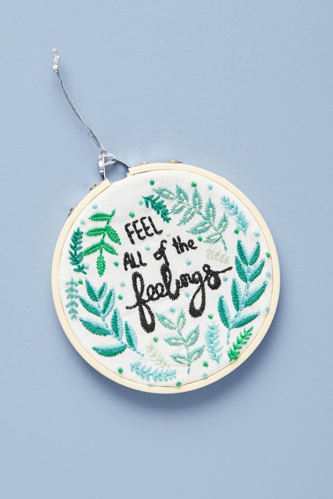 Sam Eldridge Embroidery Hoop Ornament