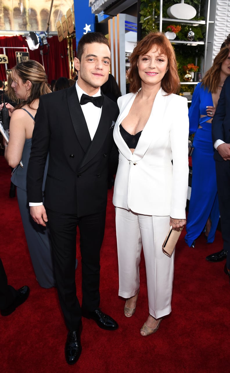 Naturally, he coordinated outfits with Susan Sarandon.