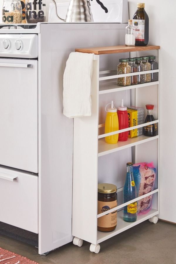 Yamazaki Rolling Kitchen Storage Cart