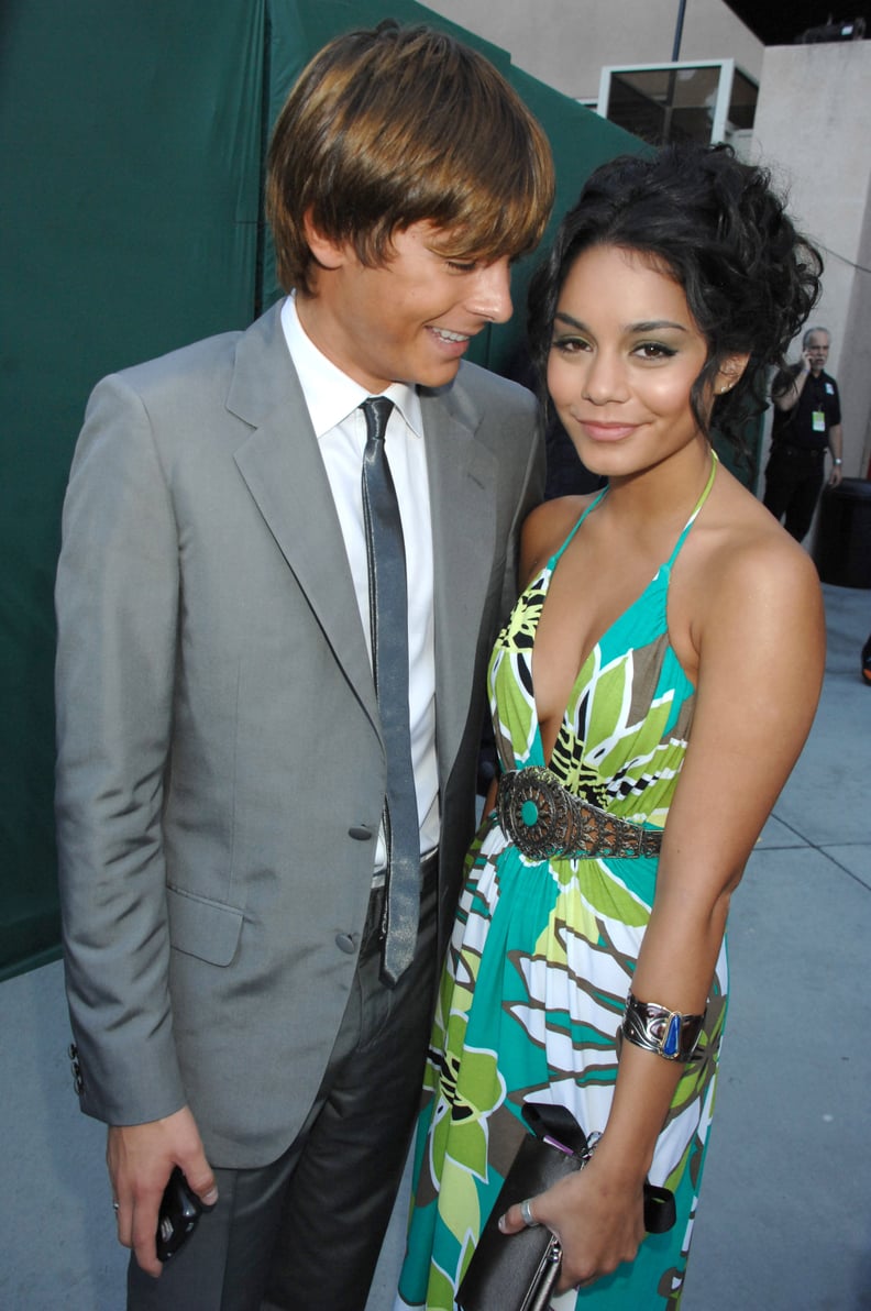 And showed love for his girlfriend at the time, Vanessa Hudgens.