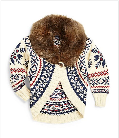 Ralph Lauren Roving Faux-Fur Sweater