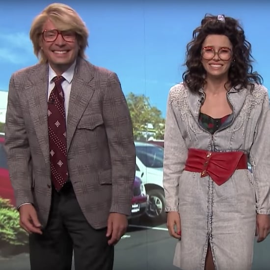 Jimmy Fallon and Jessica Biel Laugh Through a Hilarious Skit