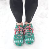 Sleigh Your Winter Runs With These Ugly Christmas Sweater Running Shoes