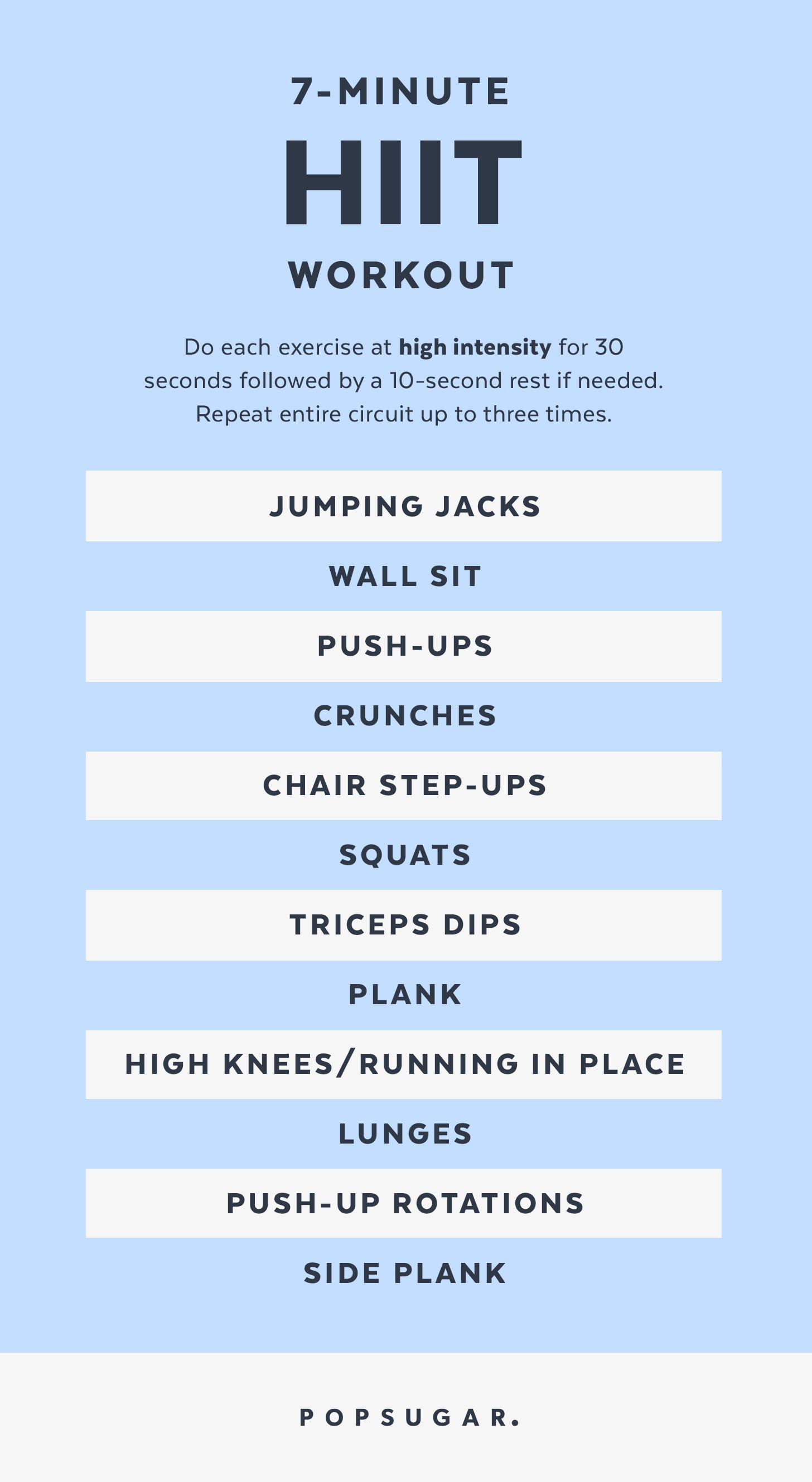 This 7-minute workout is all you need to get in shape