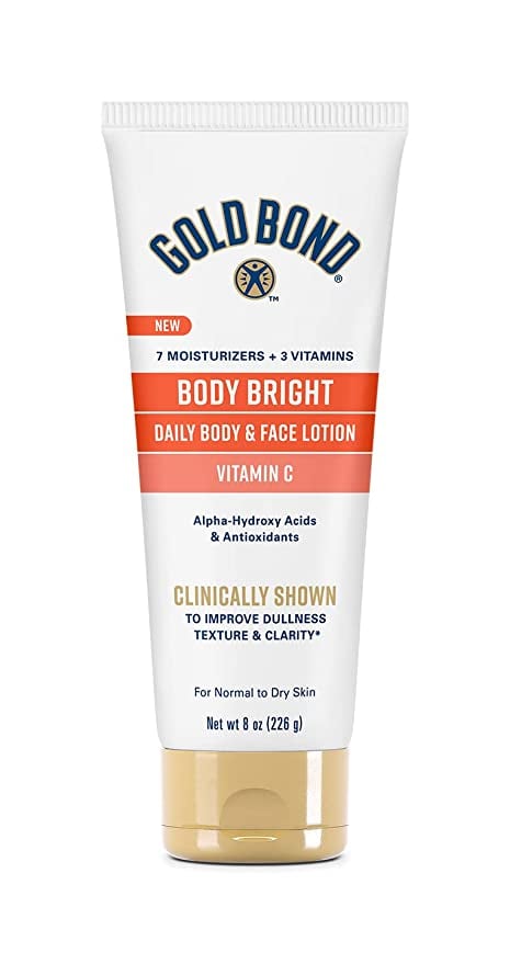 Best Body Care: Gold Bond Body Bright Daily Body & Face Lotion With Vitamin C
