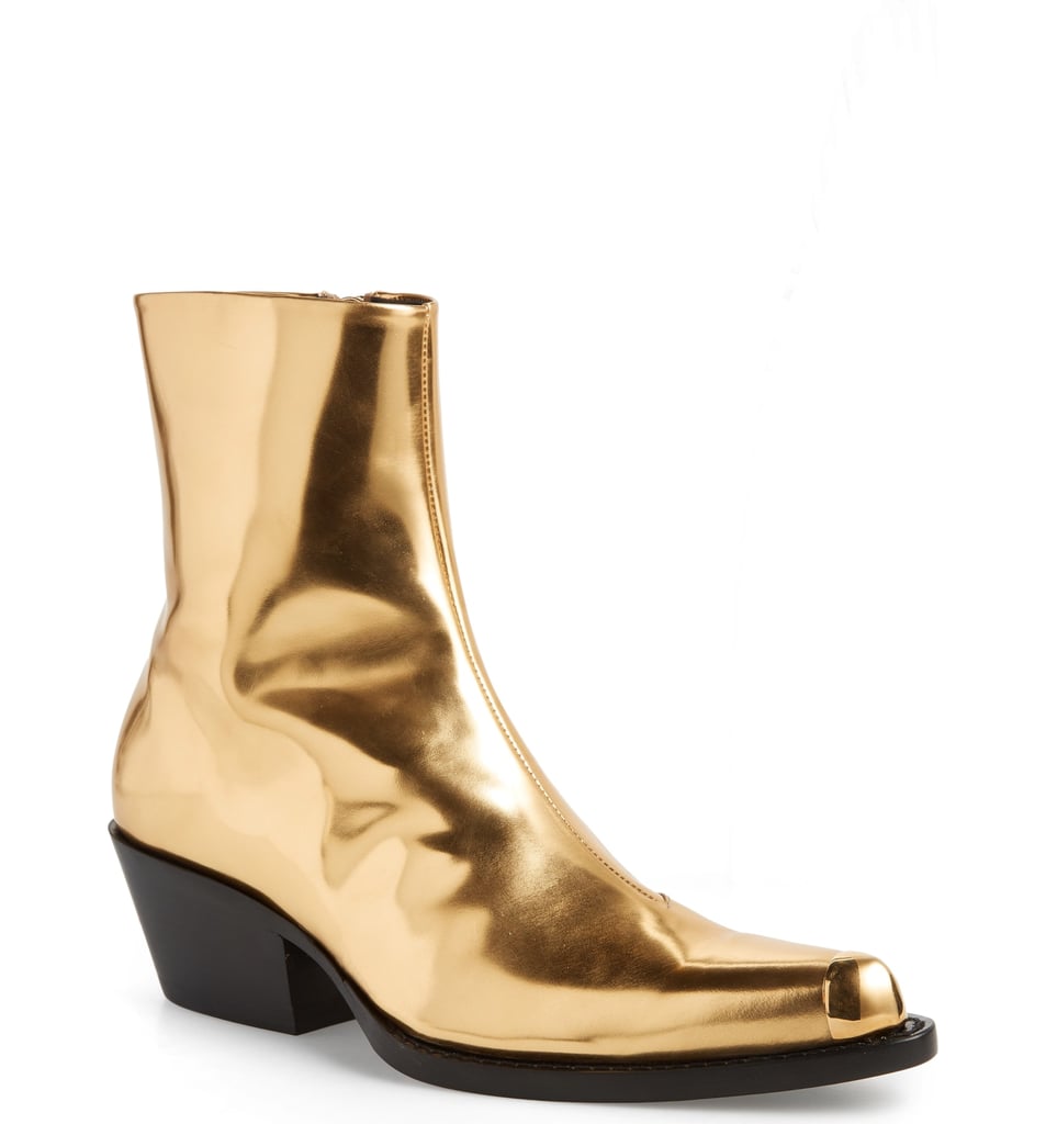 Calvin Klein 205W39NYC Tex Tarrana Metallic Bootie | Boots Trends Fall ...