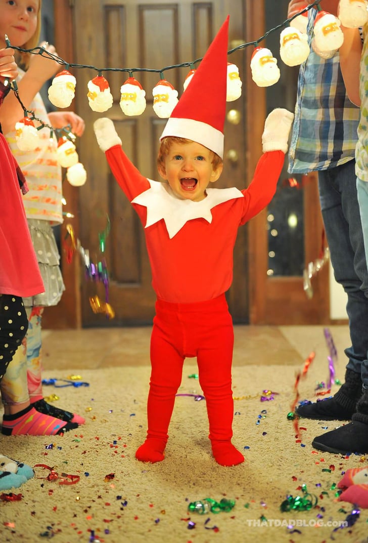 RealLife Elf on the Shelf Ideas POPSUGAR Family Photo 2