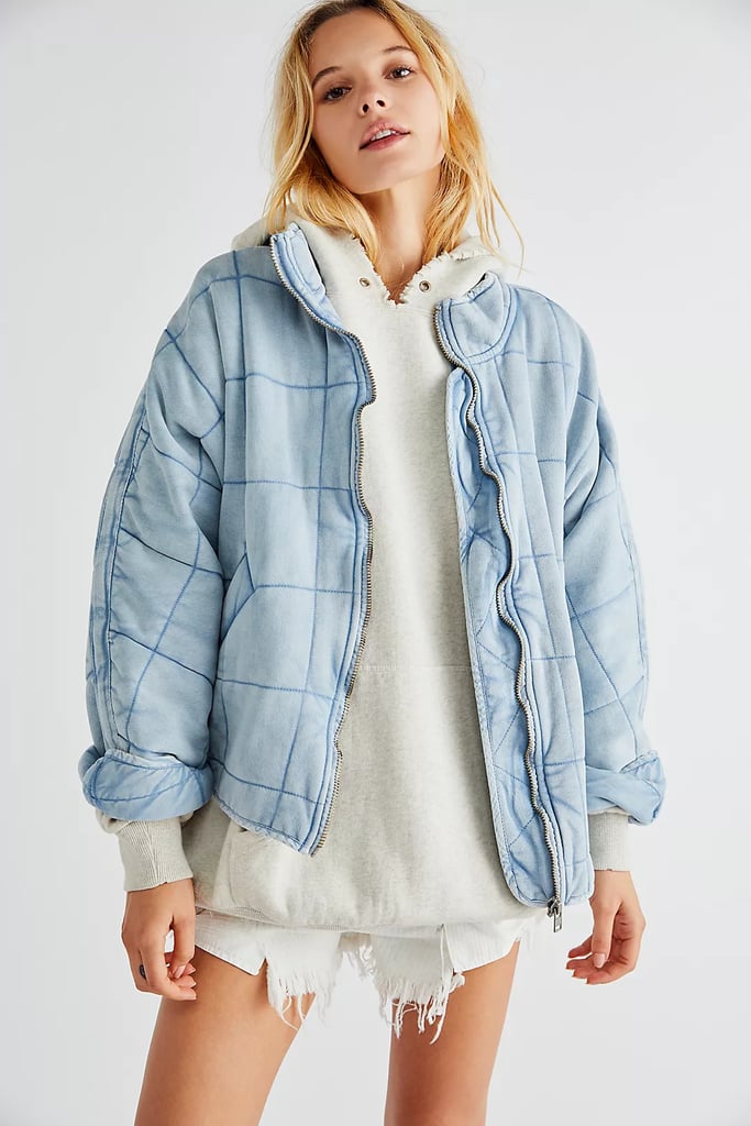 A Cozy Outer Layer: Free People Dolman Quilted Knit Jacket