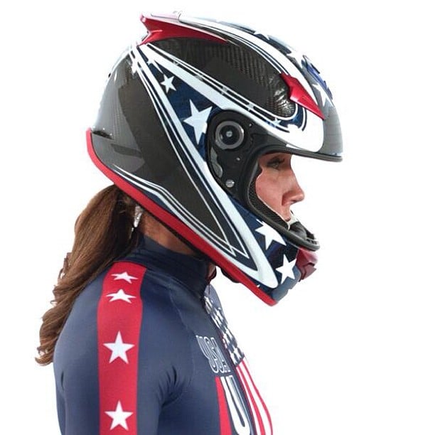 Lolo posed in her official bobsled gear in October 2013.
Source: Instagram user lolojones