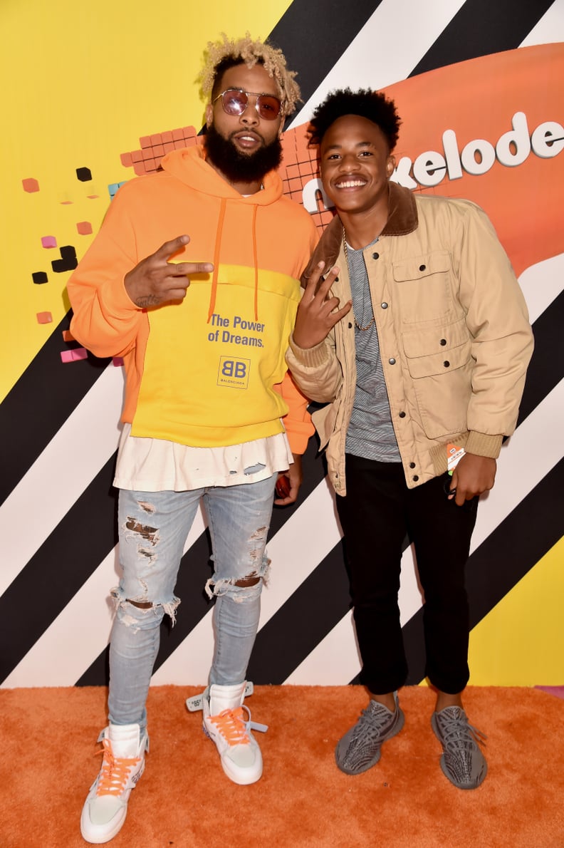 He Once Walked the Orange Carpet With Odell Beckham Jr. at the Kids' Choice Awards