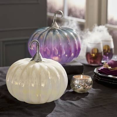 Grandin Road Iridescent Pumpkins With Lights