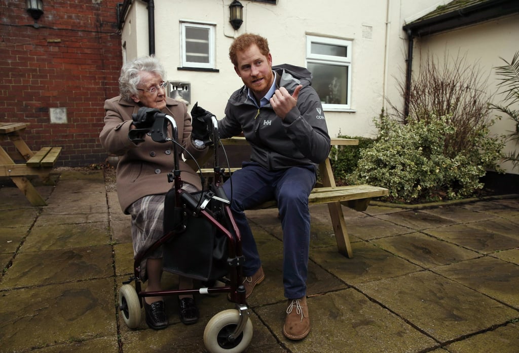Prince Harry Visits Lancashire England February 2016