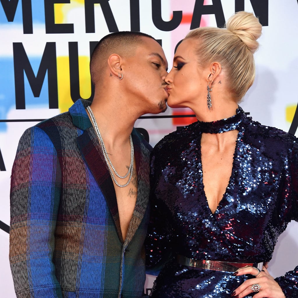 Ashlee Simpson and Evan Ross at 2018 American Music Awards
