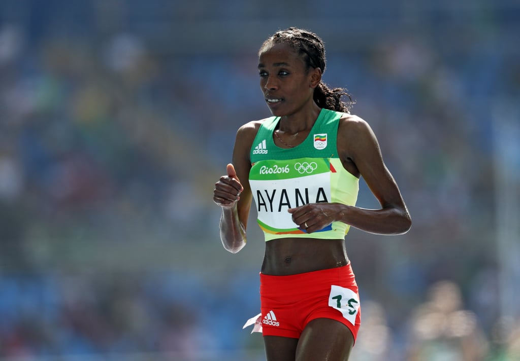 当一个埃塞俄比亚运动员10000米赛跑的世界纪录。