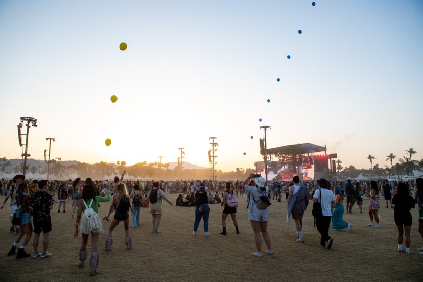 INDIO, CALIFORNIA - APRIL 24: General view of the Coachella stage during the 2022 Coachella Valley Music And Arts Festival on April 24, 2022 in Indio, California. (Photo by Timothy Norris/Getty Images for Coachella)