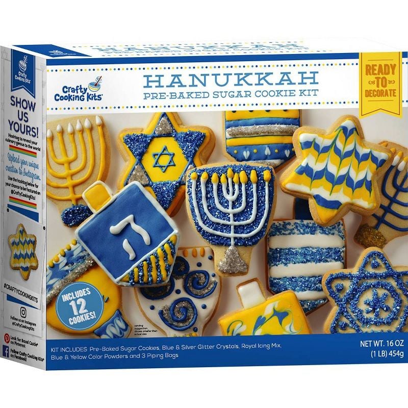 Brand Castle Pre-Baked Hanukkah Sugar Cookie Kit