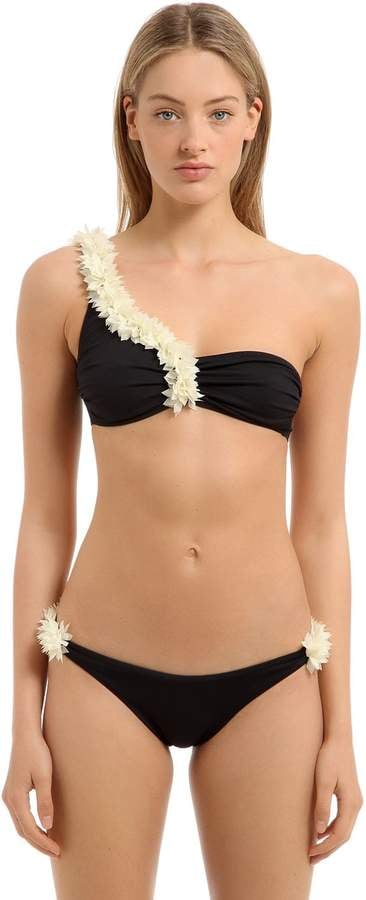 Dasha Petal One-Shoulder Lycra Bikini