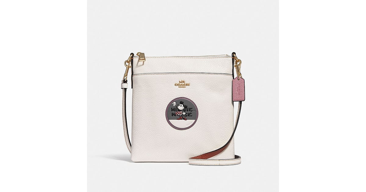 Minnie mouse kitt messenger crossbody with patches deals