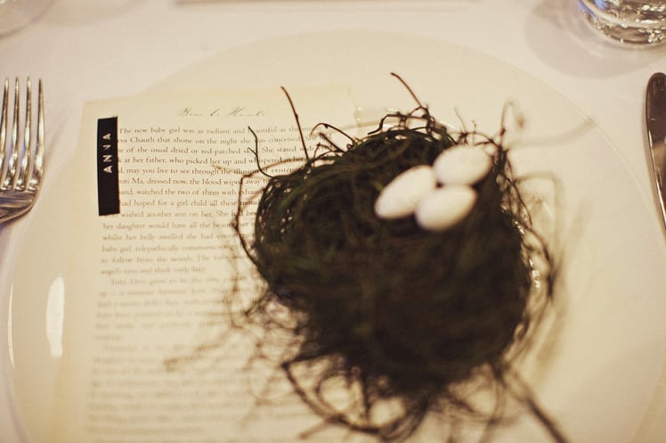 Enchanted Forest Bird's Nest Place Cards