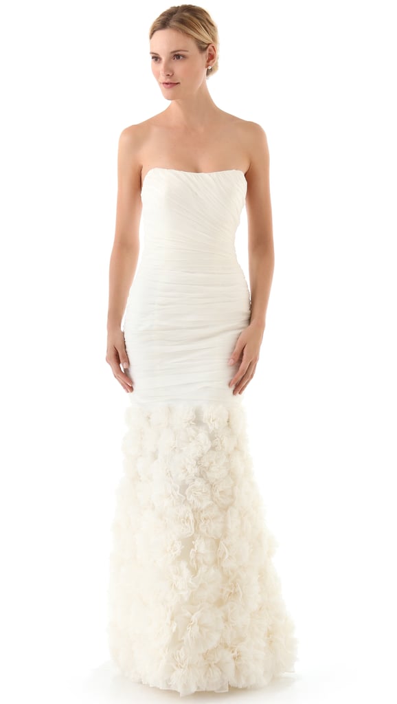 Theia Strapless Rosette Gown ($1,495)