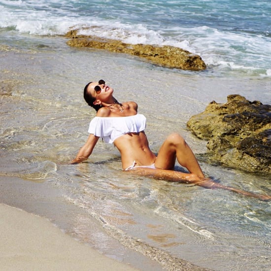 Alessandra Ambrosio Off-the-Shoulder Bikini