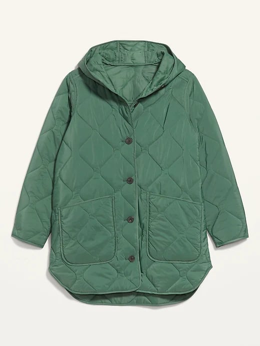 Old Navy Hooded Quilted Utility Coat