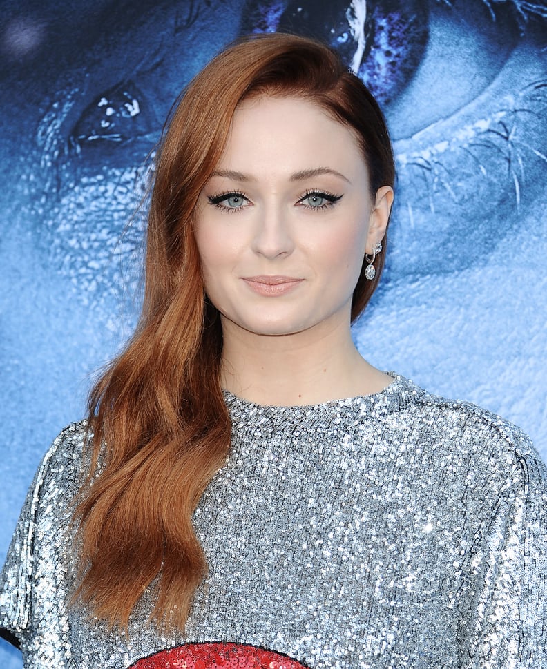 Sophie Turner With Red Hair