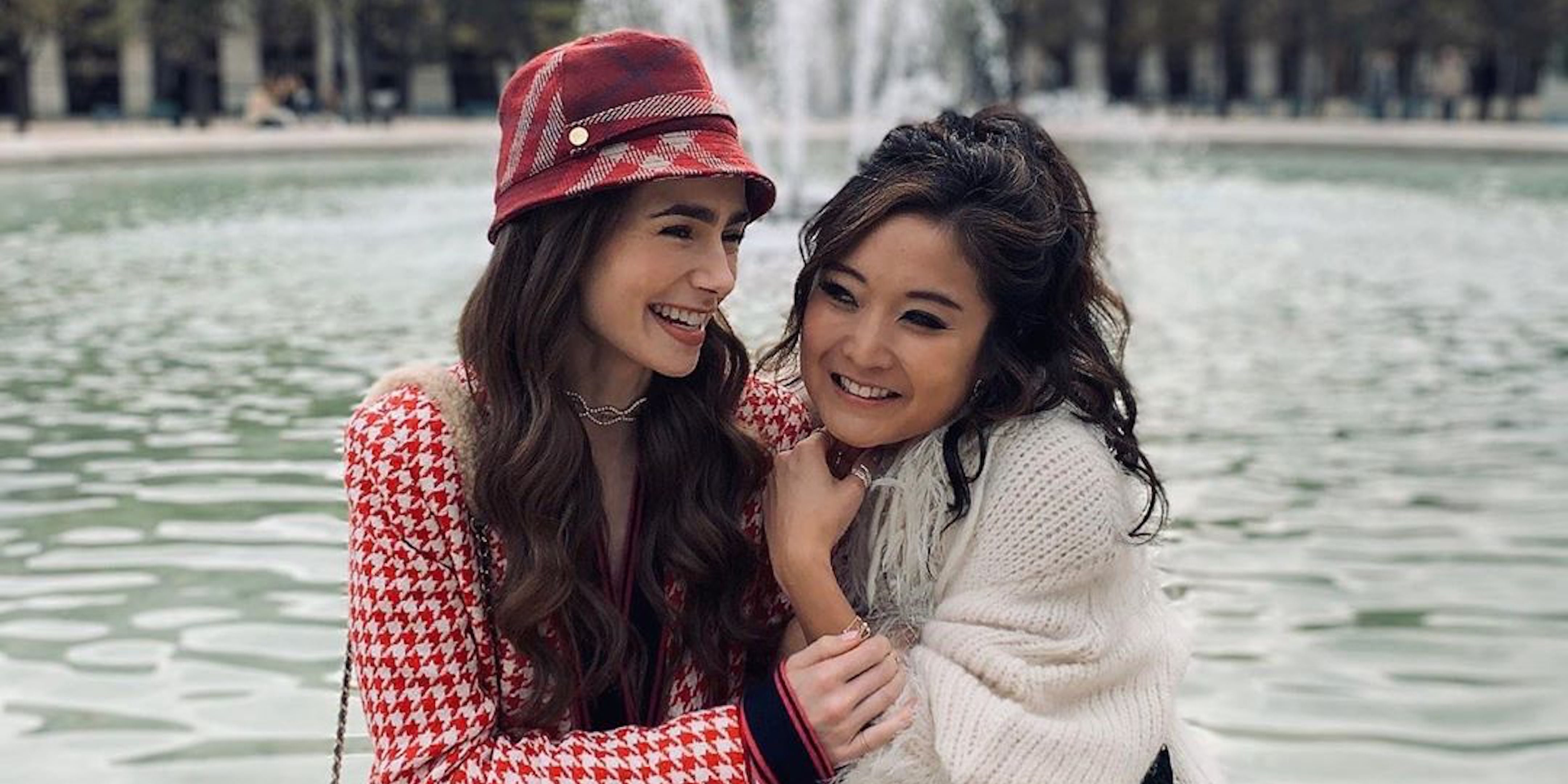 Lily Collins and Ashley Park Friendship Pictures | PS Celebrity