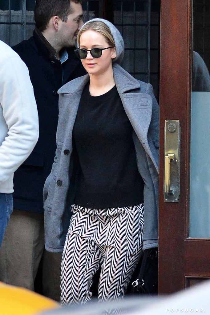 Jennifer Lawrence was out and about in NYC on Sunday.