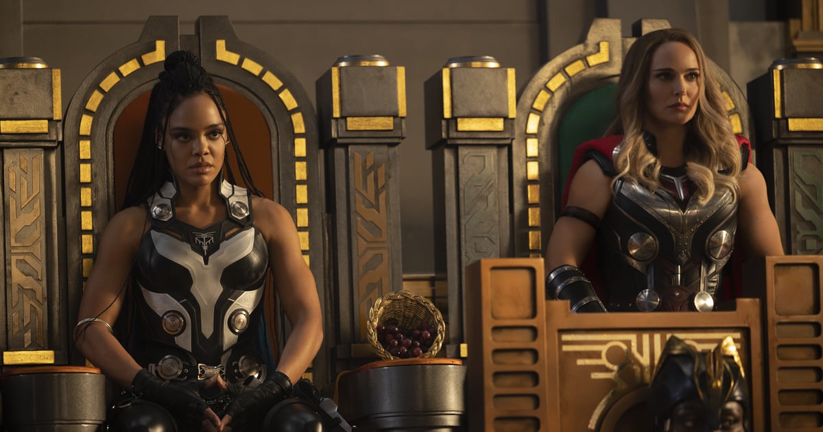 Natalie Portman and Tessa Thompson Team Up in New “Thor: Love and Thunder” Photos