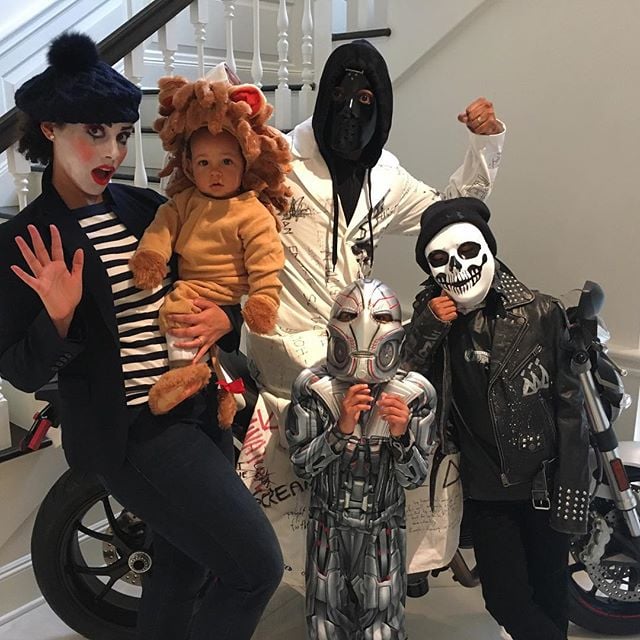During Halloween 2015, the brood debuted their costumes on Instagram.