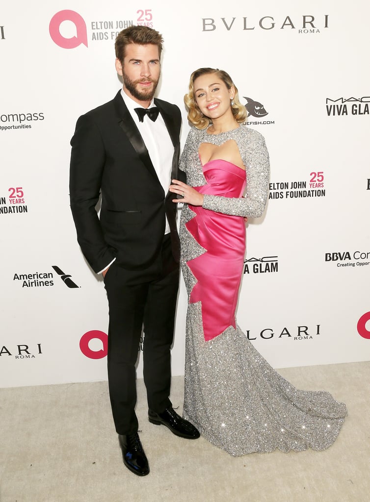 Miley Cyrus and Liam Hemsworth at the Oscars 2018