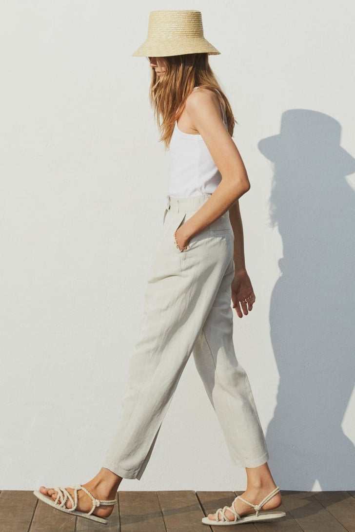H&M LinenBlend Pants Best New Products From H&M June 2020